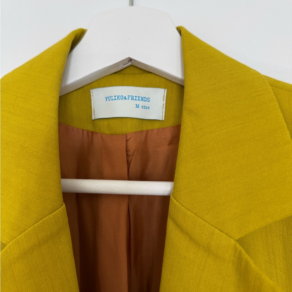 Zara Mustard Blazer - Picture 5 of 13